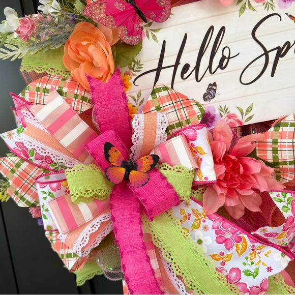 Hello Spring Wreath 🌷🦋 - Picture 5 of 7